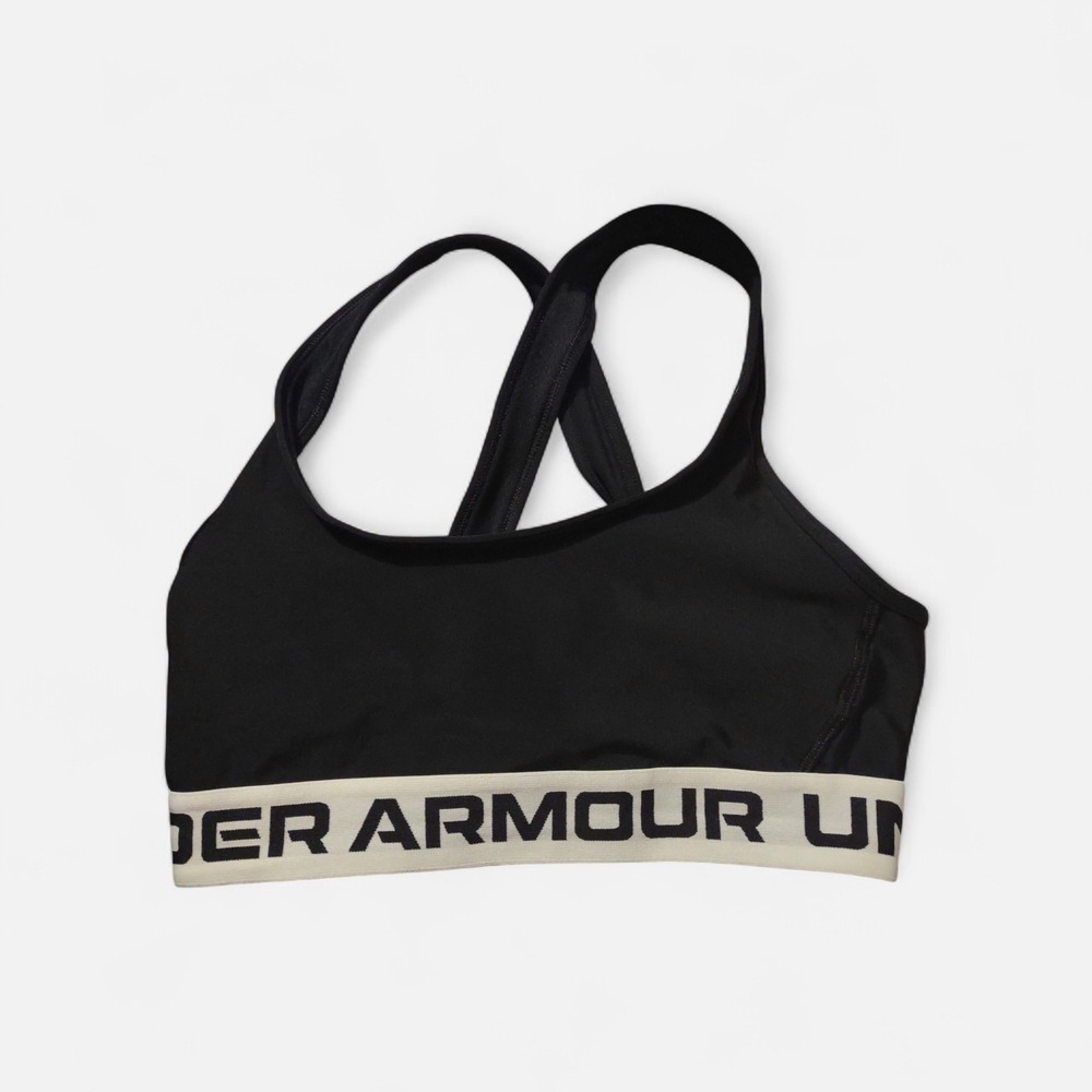 Under Armour Crisscross Sports‎ Bra Small Spellout Athleisure Workout